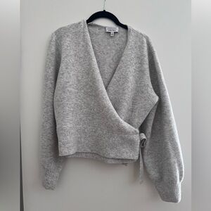 & OTHER STORIES // gray wrap cardigan